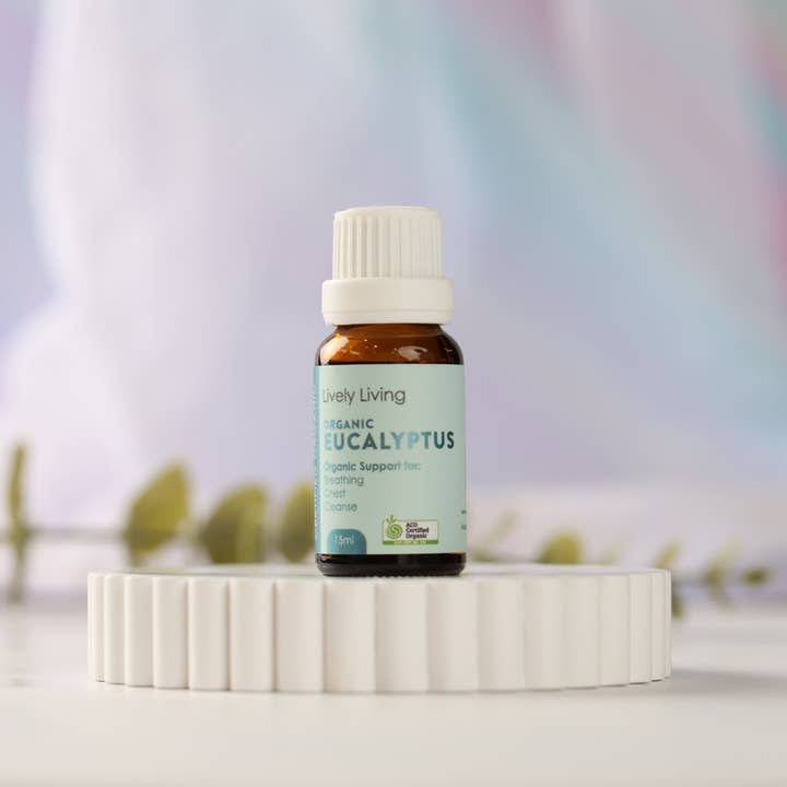 Lively Living - Wholesale Essential oil - Eucalyptus - Certified Organic Essential Oil 15ml1