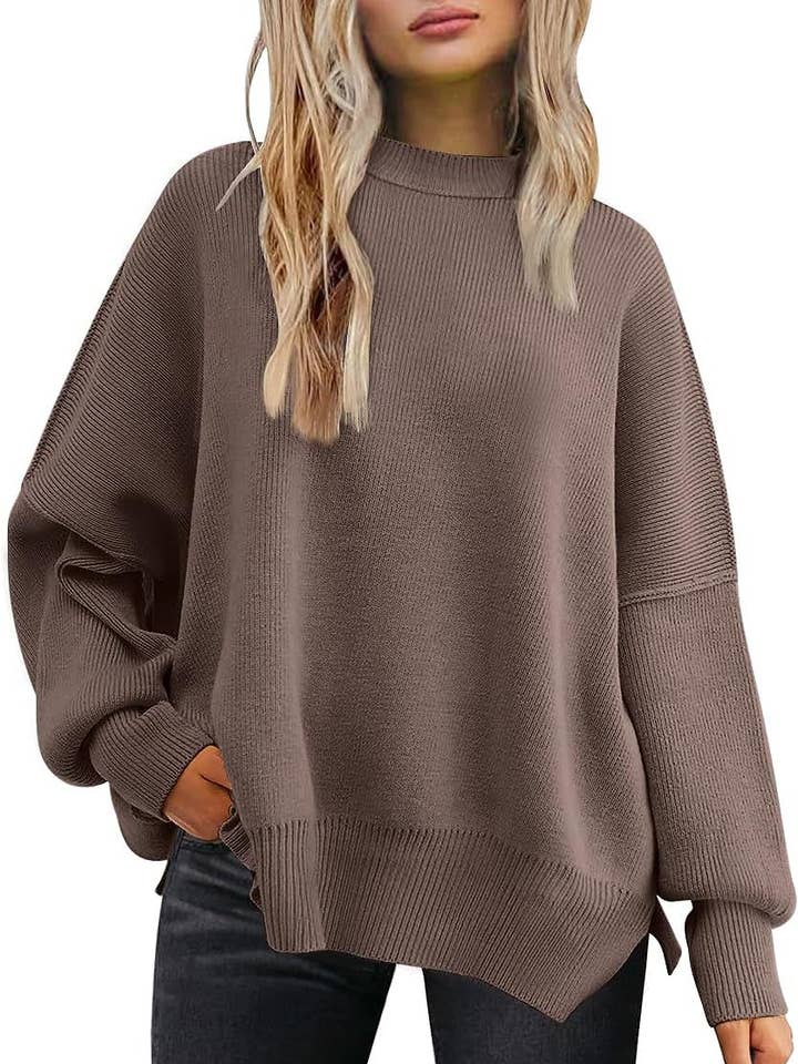 Crewneck Batwing Sleeve Chunky Sweaters 17 Colors and other Purchase Wholesale oversized sweater. Free Returns & Net 60 Terms on Faire trending on Faire.