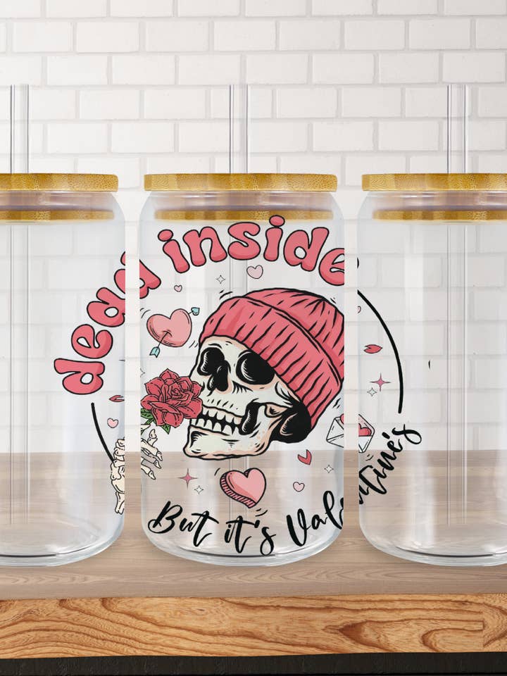 Dead Inside- UV DTF DECAL for wholesale by Antisocial llc