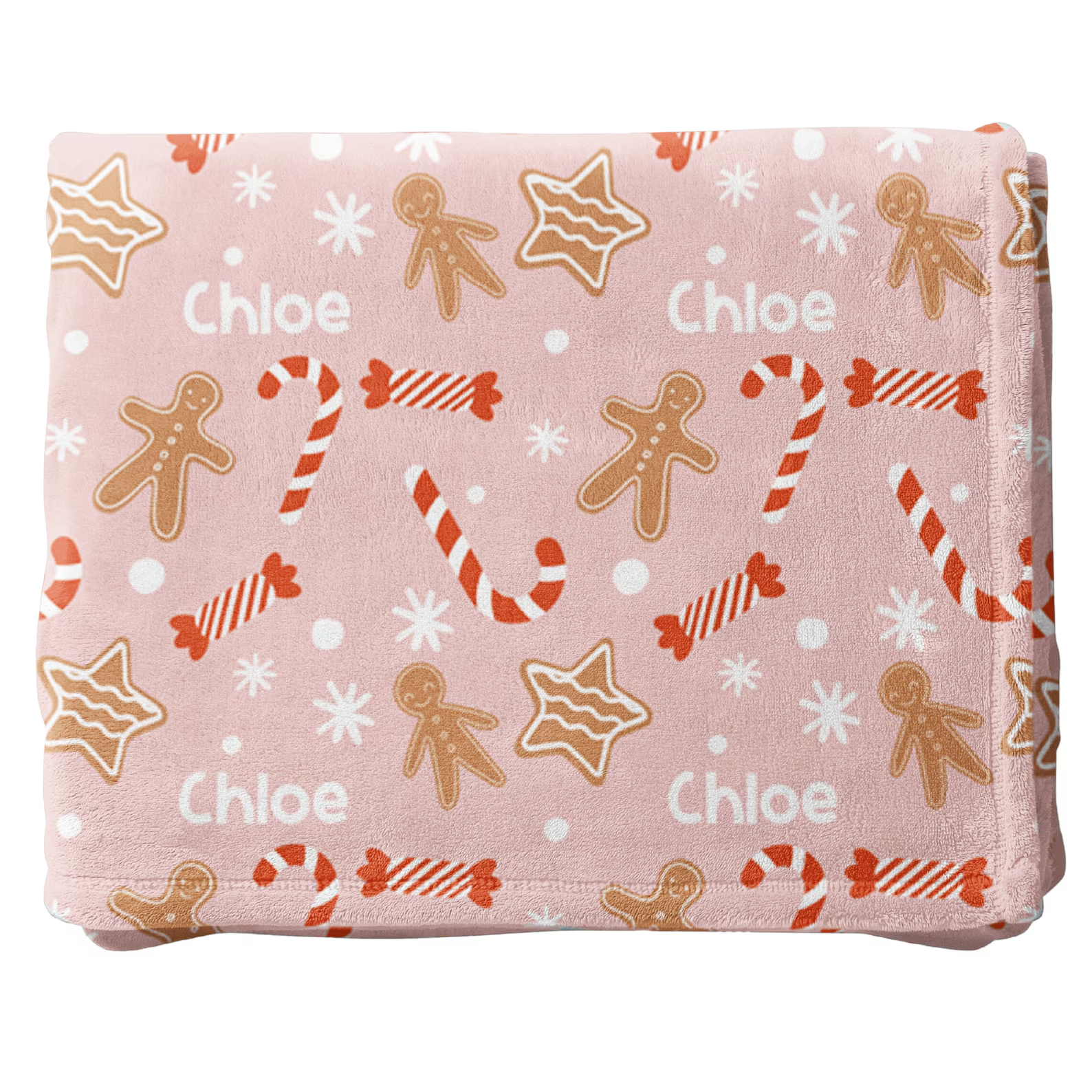 The Little Lemons Company – Cobertor de cama - Crianças e bebés por atacado – Cobertor personalizado de Natal para biscoitos8