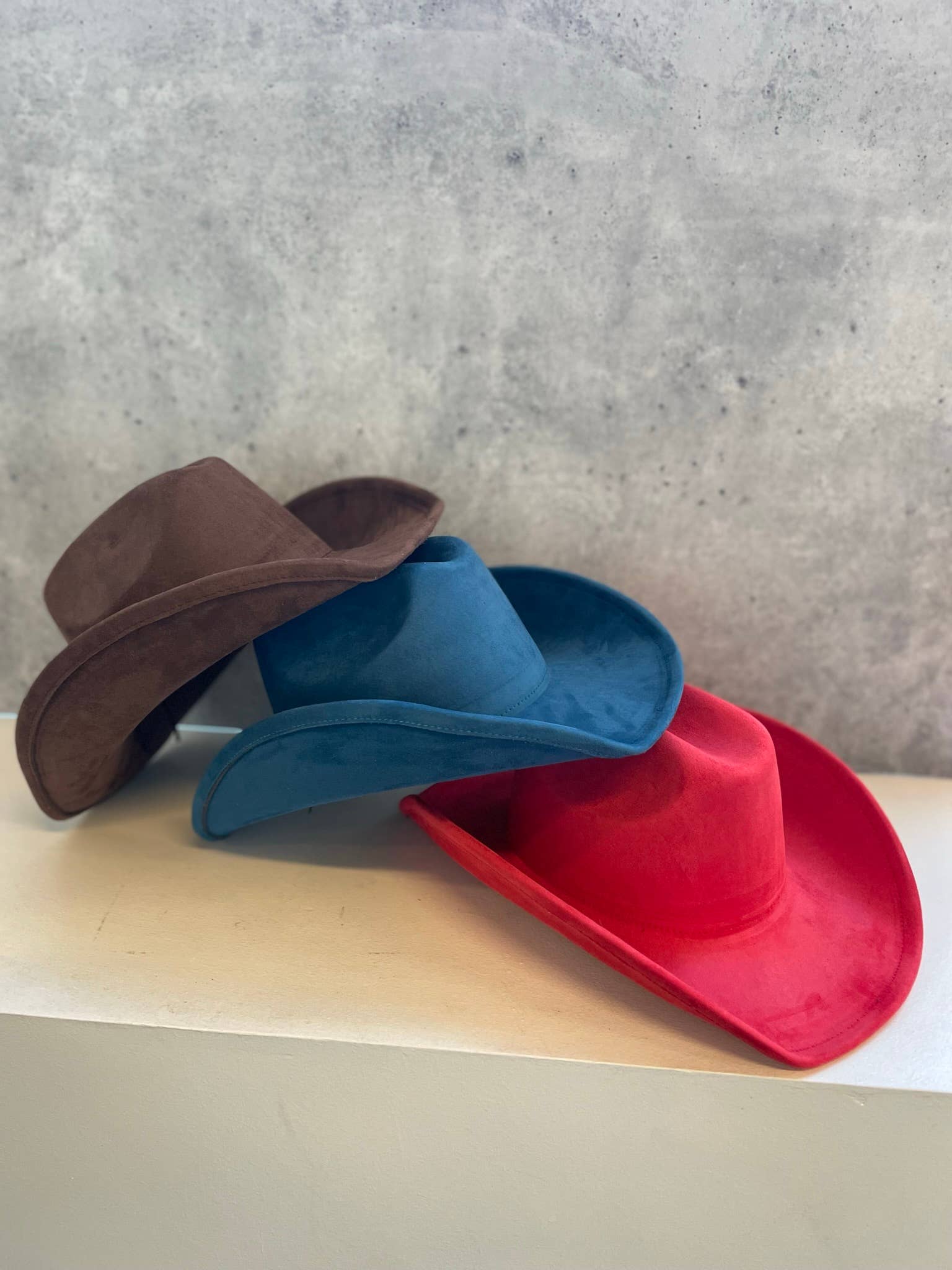 Love and Thyme - Wholesale Cowboy Hat - Women's - Best Seller! VEGAN SUEDE CATTLEMAN COWBOY HAT9