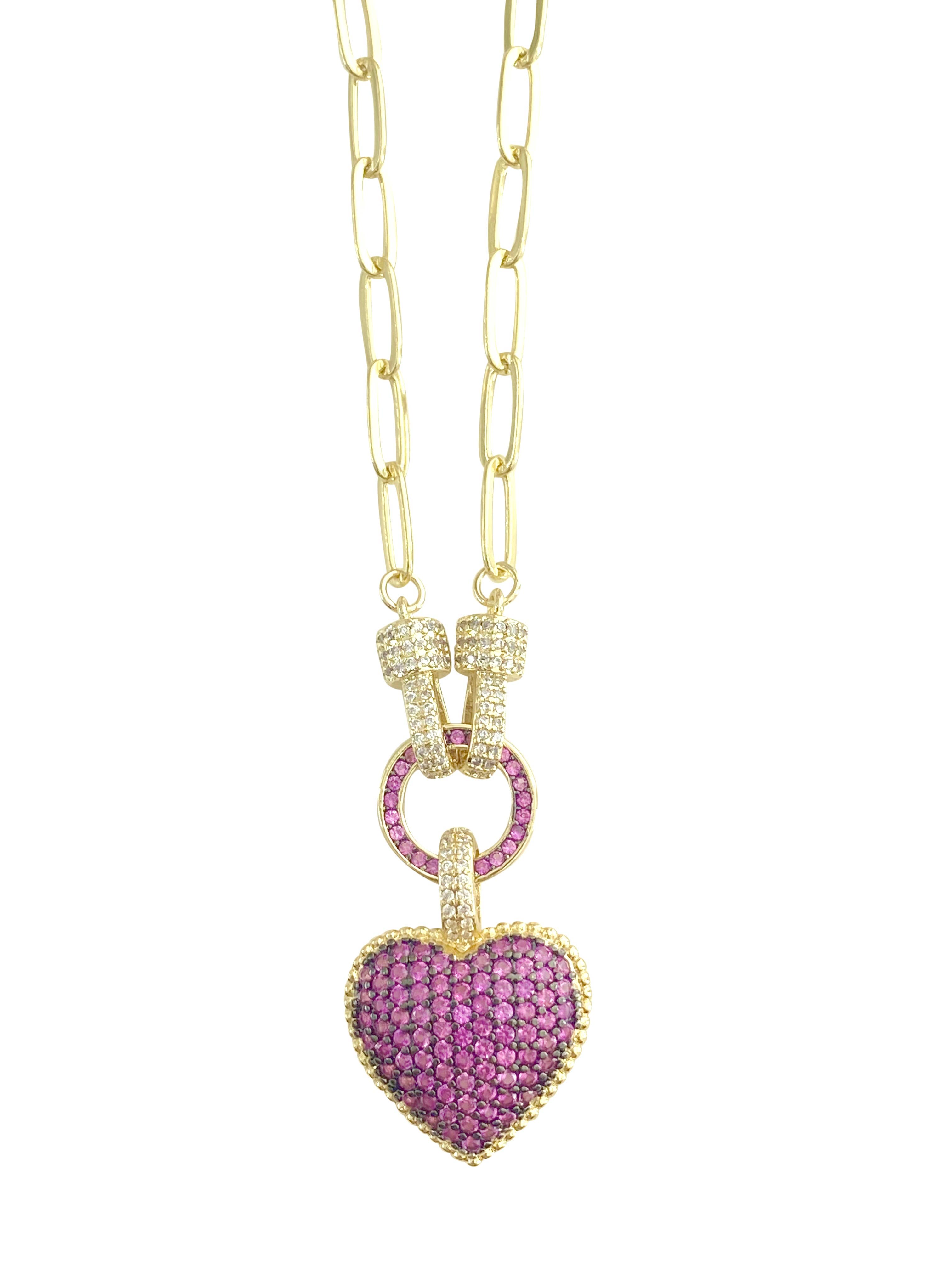Gemelli - Wholesale Pendant/Charm Necklace - Emmie Heart Pendant Necklace1