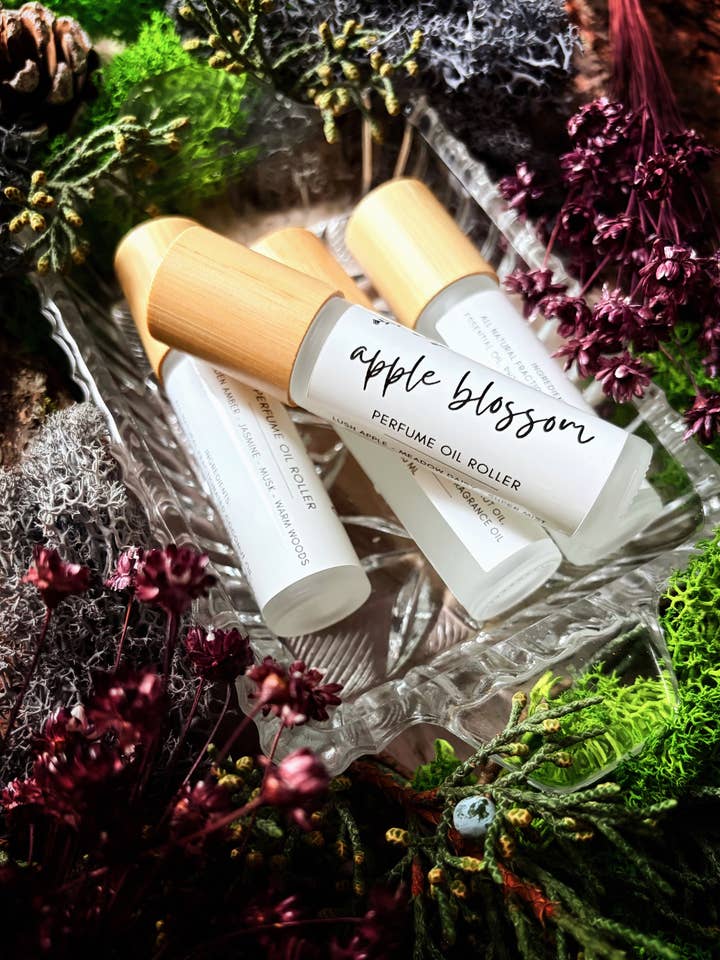 Apple Blossom Perfume Roller for wholesale by Camp Candles