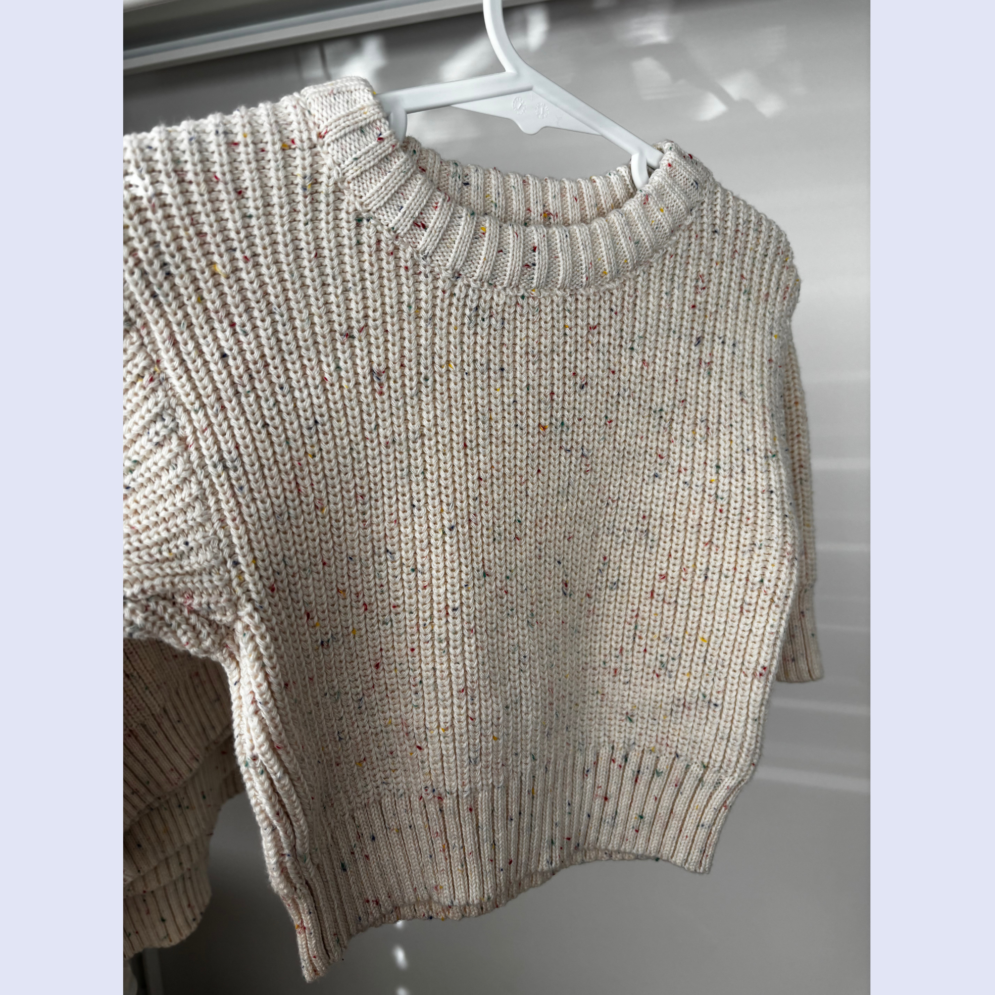 Milk Addict - Wholesale Knitted jumper – Baby - Milk Addict Speckled Knitted Jumper0