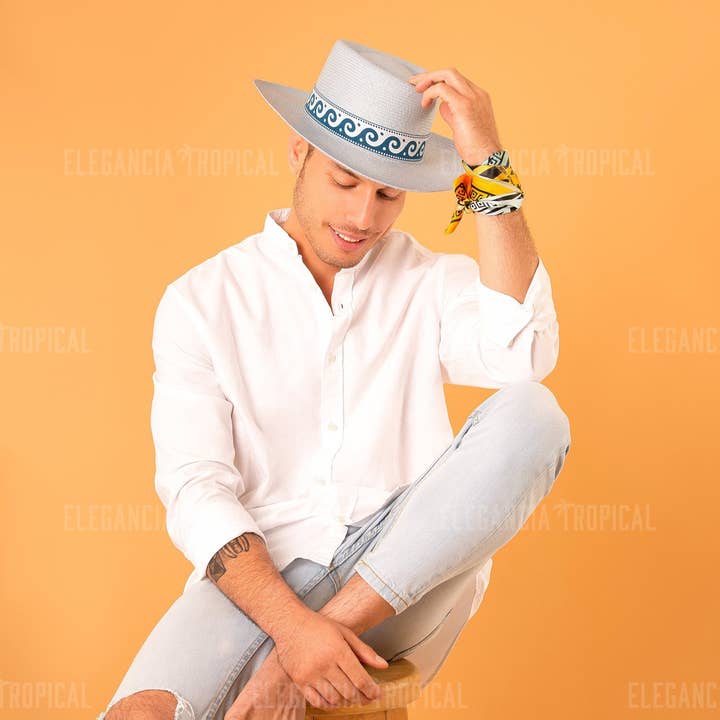 Elegancia Tropical Genuine Panama Hats - Wholesale Straw Hat - Women's - Olas - Summer Panama Hat3