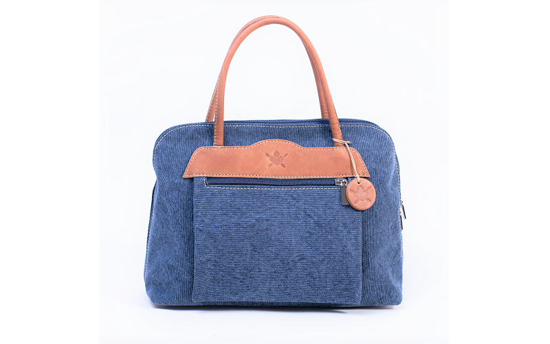 WeYeah!® Fashion - Venta al por mayor Bolso con asas - Mujer - Bolso y clutch Daisy-May de cuero y algodón ecológico WeYeah!® Fashion11