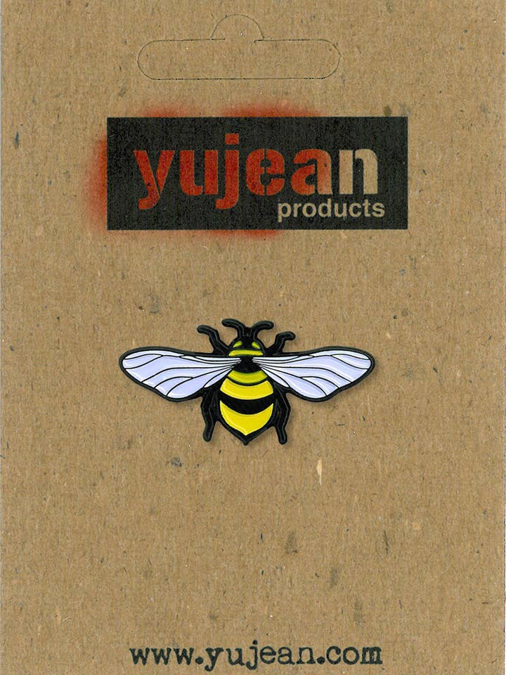 Bee Enamel Pin-E1040 for wholesale by Yujean