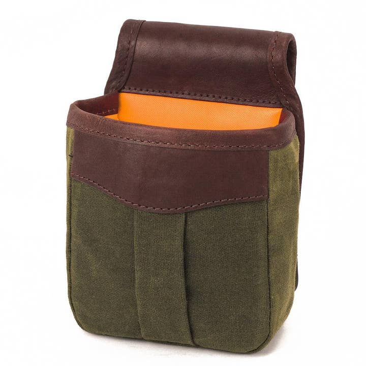 Mission Mercantile Leather Goods - Wholesale Belt Bag - Men's - White Wing Waxed Canvas Hunting Single Belt Pouch