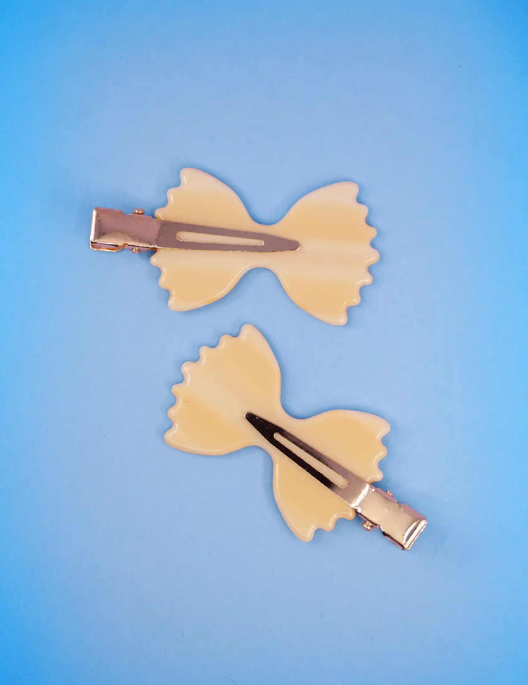 Joanna Behar - Wholesale Hair Clip - Women's - Farfalle italian bow tie pasta no crease make up hair clips3