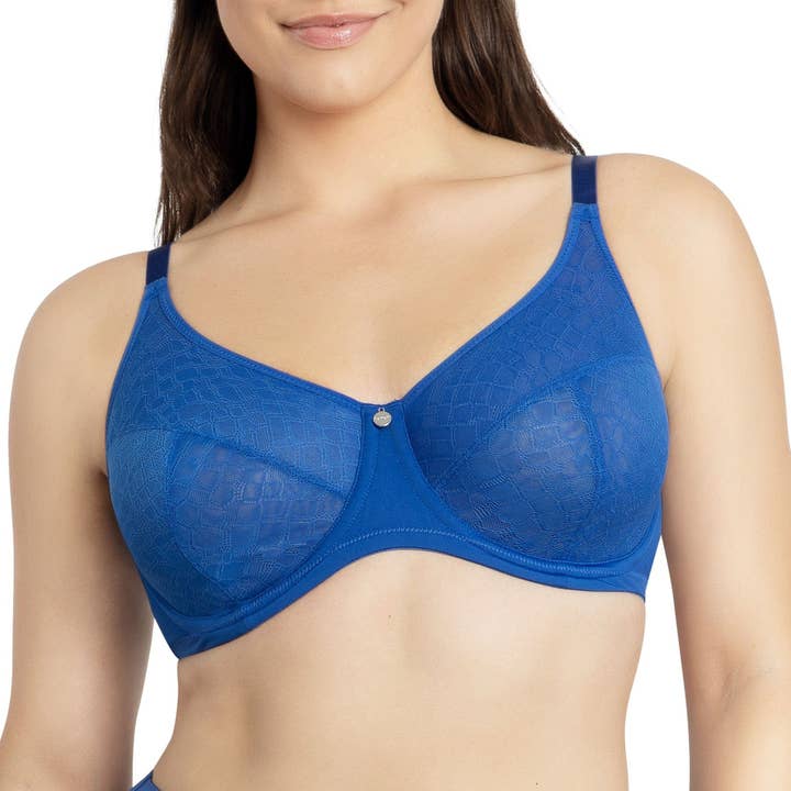 PARFAIT Enora P5272 Women's Full Bust Supportive Full Coverage Unlined Minimizer - Sapphire for wholesale by PARFAIT