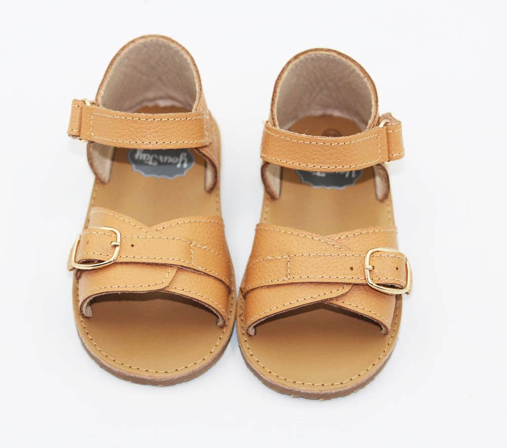 Marrone Sandali Harper Buckle - Miele (marrone) in vendita all'ingrosso su Faire0