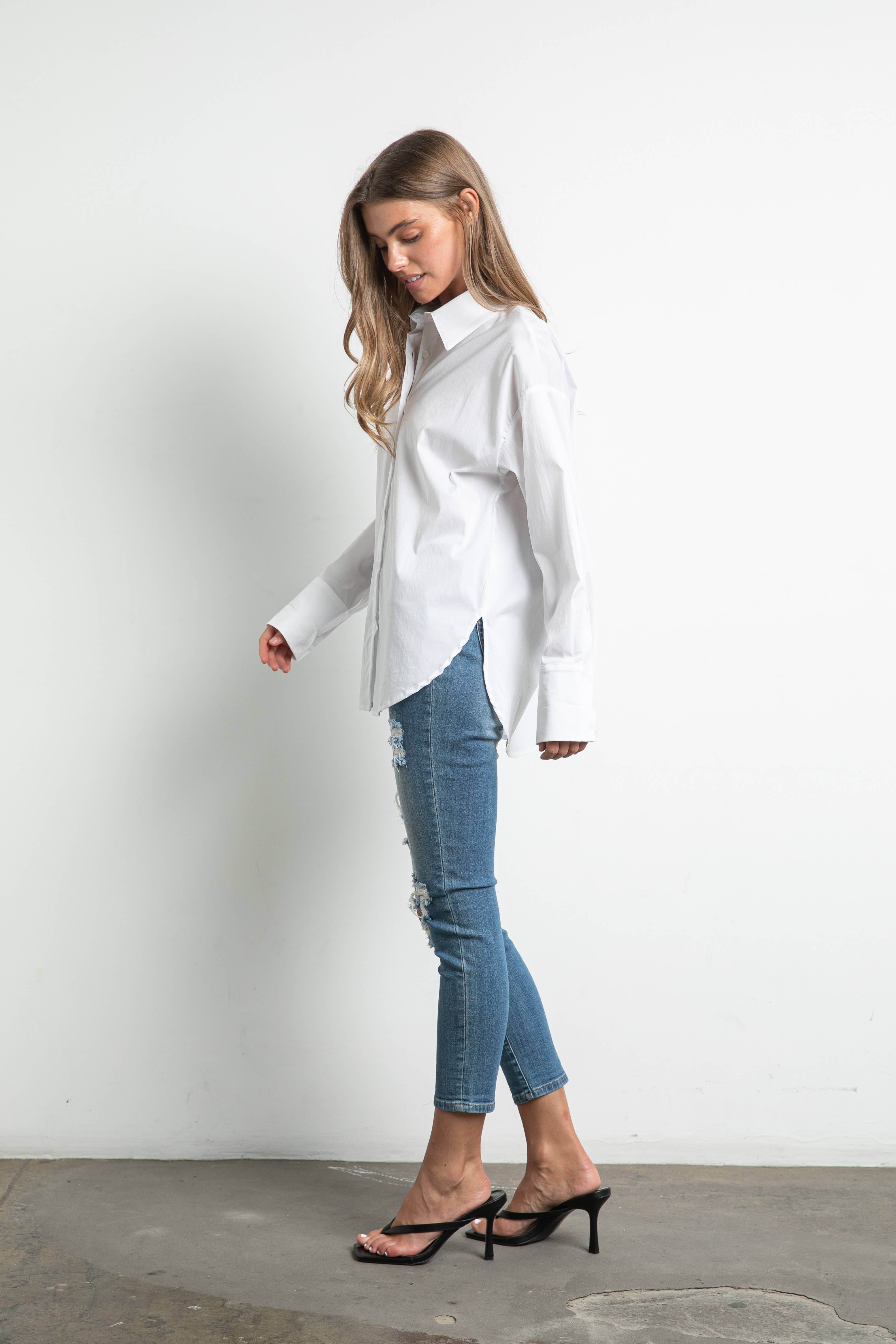 KIWI - Wholesale Button Down Shirt - Women's - IT2464 Top16