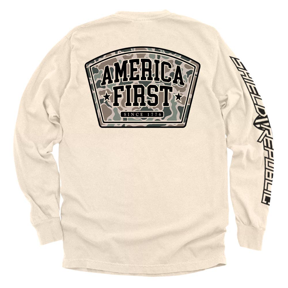 Shield Republic - Wholesale Screen Printed T-Shirt - Men's - America First Duck Camo5