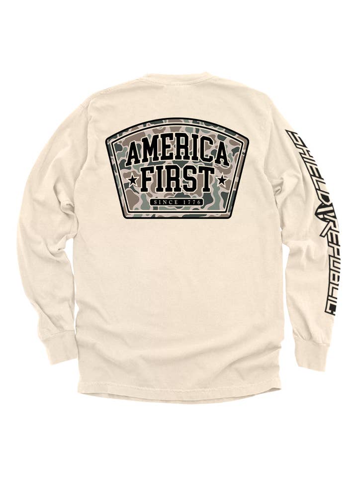 Shield Republic - Wholesale Screen Printed T-Shirt - Men's - America First Duck Camo5