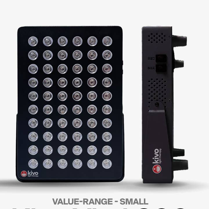 Kivo Vital 300: Painel de Terapia de Luz Vermelha Portátil Pequeno + Suporte Integrado por atacado de Kivo Red Light Therapy