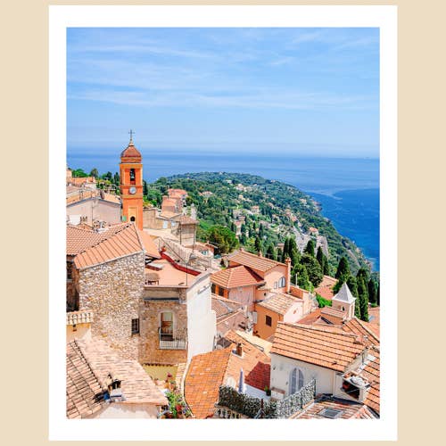 Tirage d'art de la Côte d'Azur (8x10) : Le long de la Méditerranée pour la vente par Charlotte to Paris