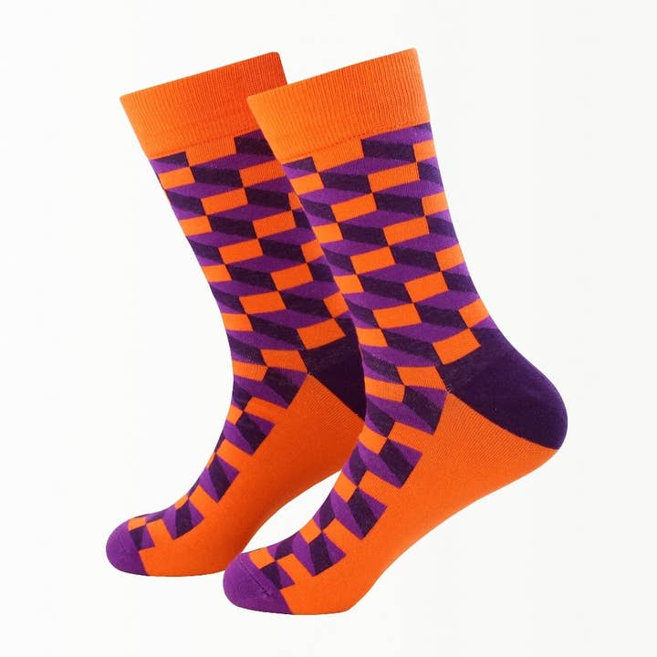 Square 3D 7 for wholesale by Bruc Socks
