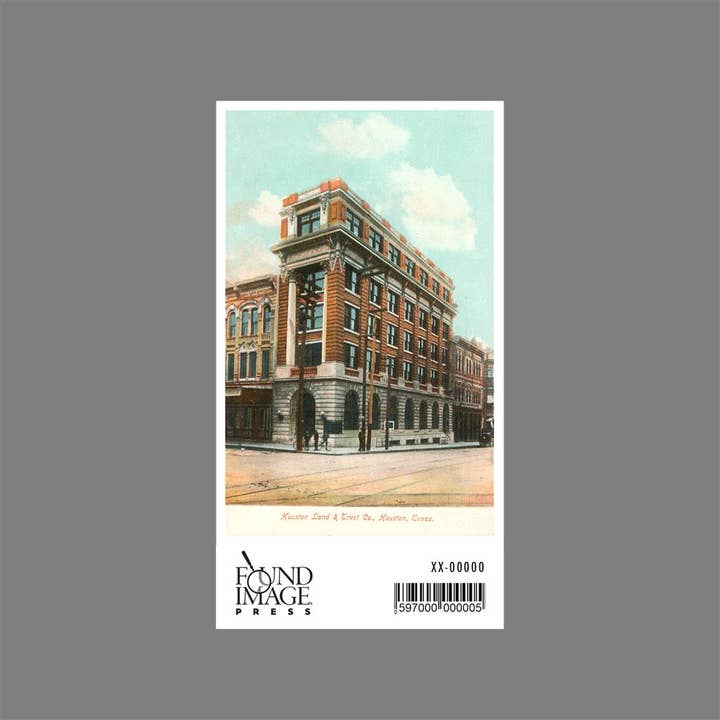 Found Image Press - Wholesale Sticker - Sticker TX-271 Land and Trust Company, Houston, Texas1