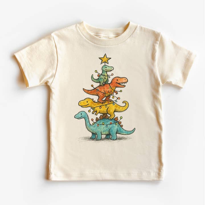 Dinosaur T-Rex Christmas Tree T-Shirt - Kids Christmas Tee and other Purchase Wholesale rexgrocers. Free Returns & Net 60 Terms on Faire trending on Faire.