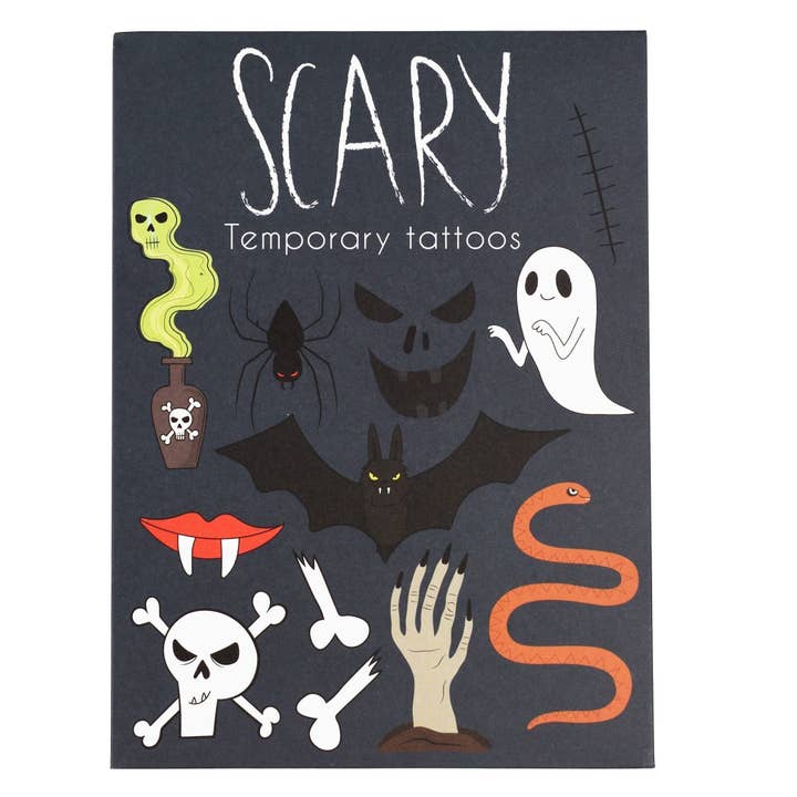 Rex London UK – wholesale Temporary tattoo – Child – Temporary Tattoos - Scary