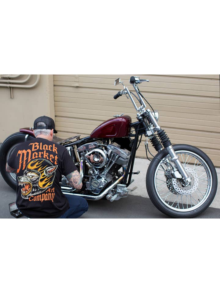 Noir Vitesse du Loup - T-shirt Graphique pour Homme en vente sur Faire3