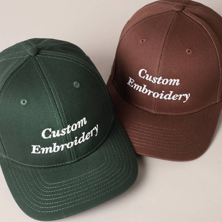 Gorra de algodón de 6 paneles de color sólido con bordado personalizado para venta al por mayor de Fashion City