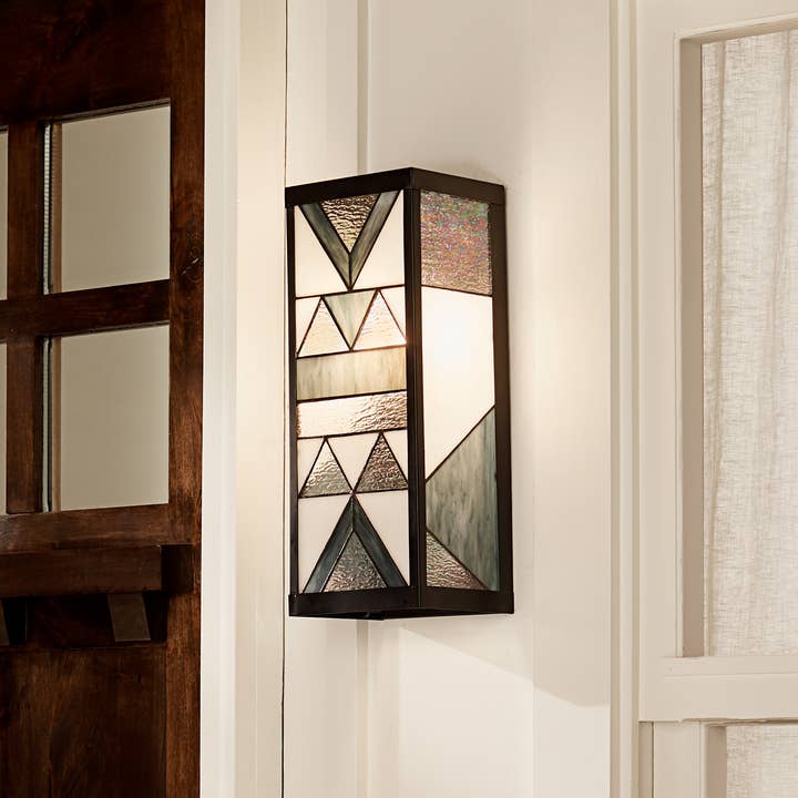 River of Goods - Wholesale Outdoor/Lawn Light - 16.25"H James White 1-Light Geometric Outdoor Wall Sconce3