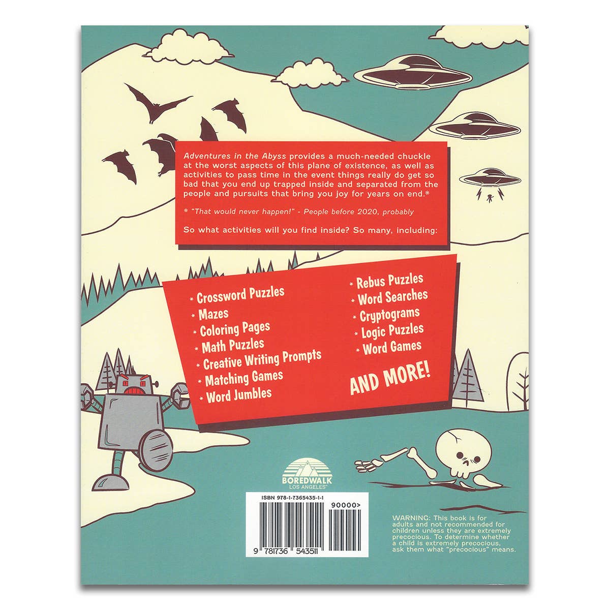 Boredwalk – Engroshandel Malebog - Voksen – Eventyr i afgrunden Aktivitetsbog3