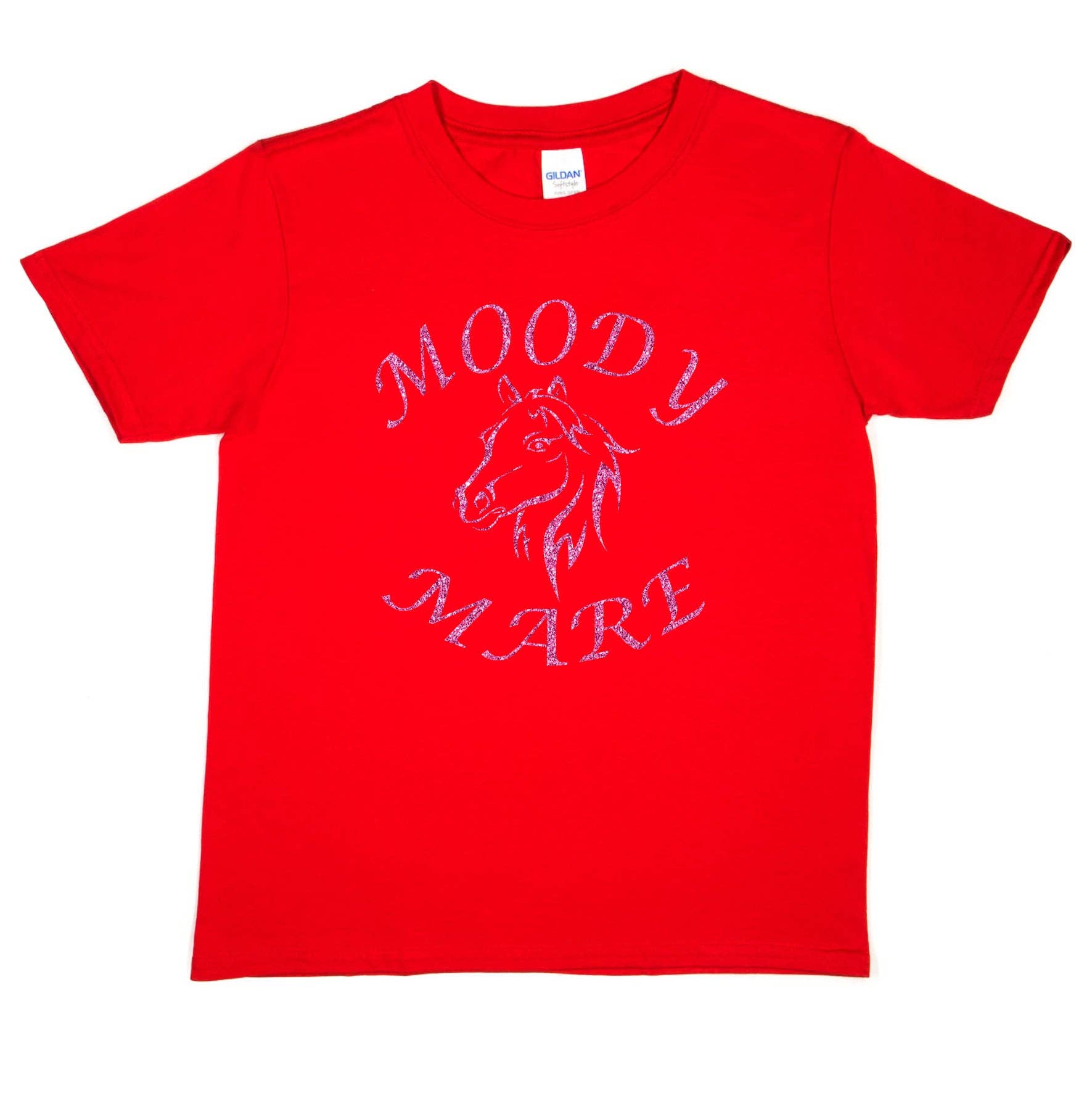 Print4U – wholesale Screen-printed t-shirt – Kids – Moody Mare Horse Riding Pony Riding Girls T-Shirt2