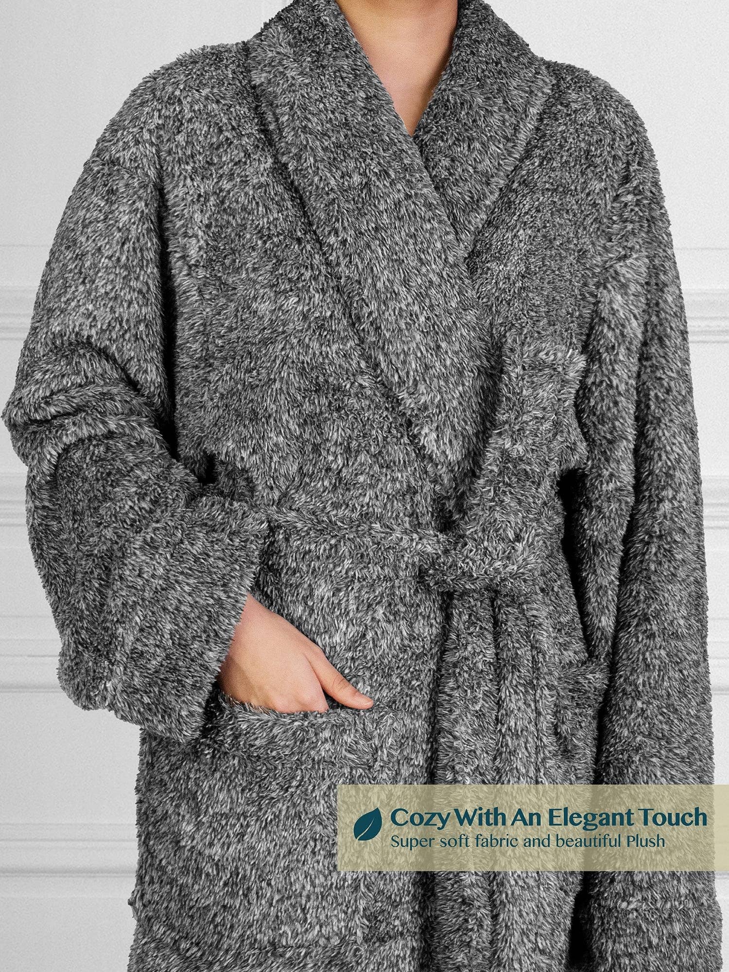 Pavilia - Wholesale Robe - Men's - Men's Sherpa Fluffy Robe21