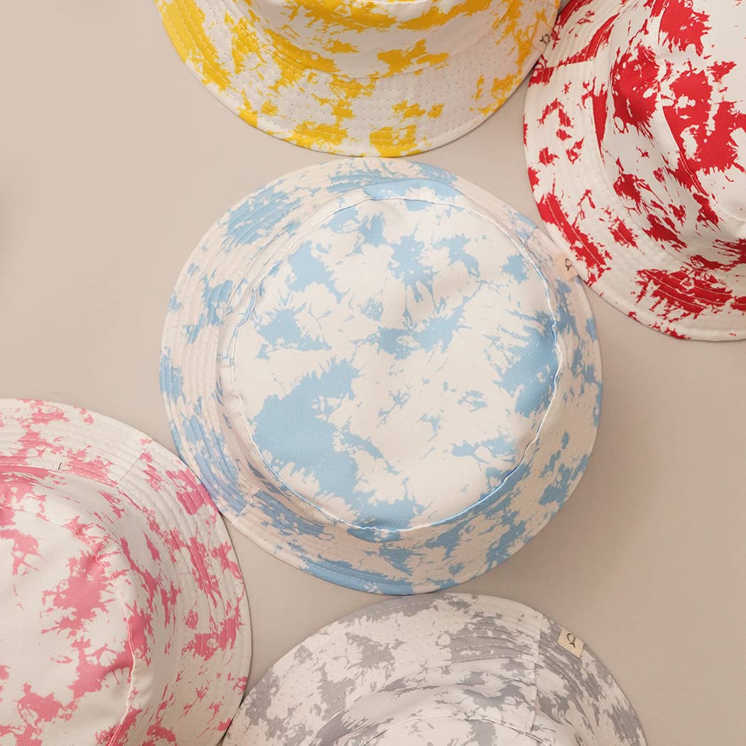 Fashion City - Wholesale Bucket Hat - Women's - Tie-Dye Pattern Reversible Bucket Hat10