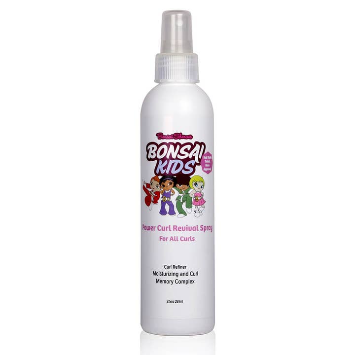 Curl Revival Spray 8 oz. Girl Curl Spray for wholesale by Bonsai Kids Hair Products