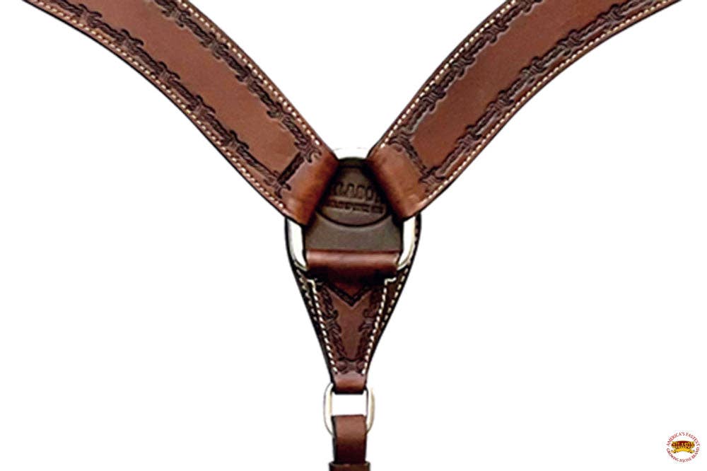 HILASON - Wholesale Horseback Riding Gear - HILASON Western Horse Headstall Breast Collar Set Tack Genuine American Leather | For Horses Headstalls189