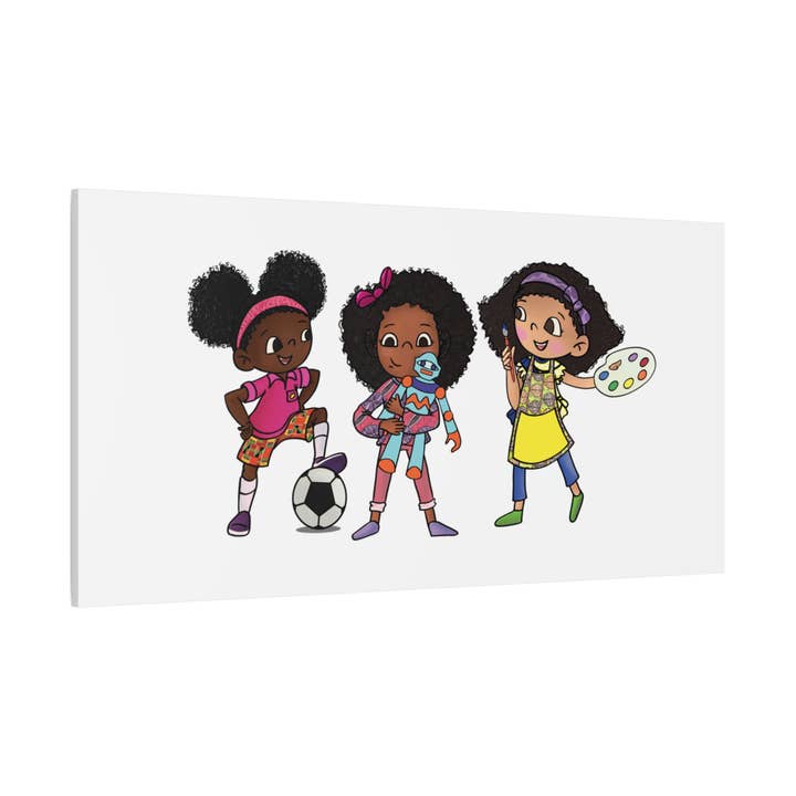 Ikuzi Dolls - Wholesale Art Print - Kids & Baby - Kids' Canvas Wall Art - Playful Characters for Creative Spaces129