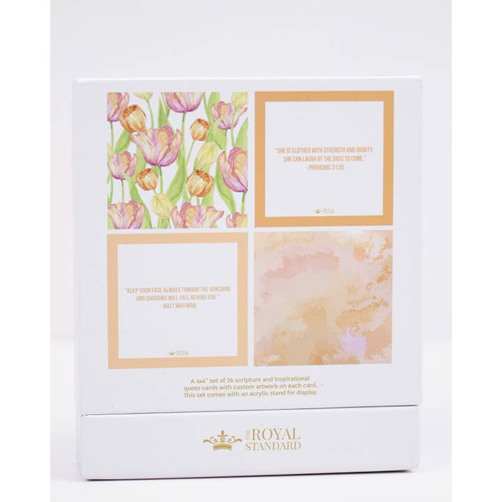 The Royal Standard - Wholesale Cardstock - Inspiration Scripture Cards Multi 4x42