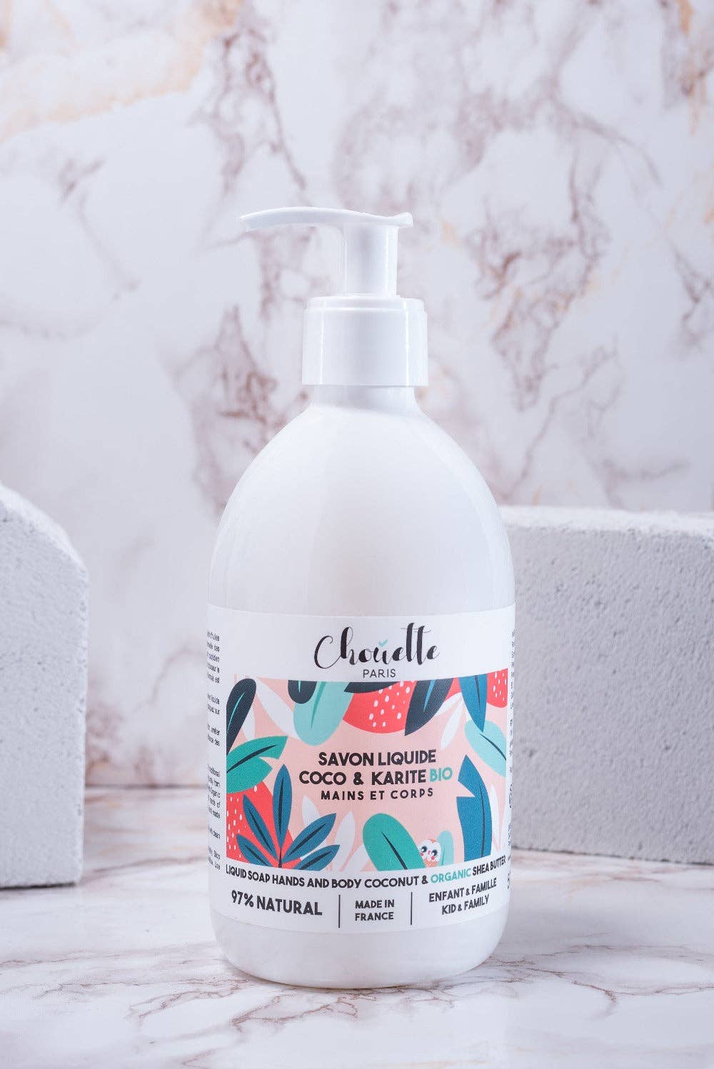CHOUETTE PARIS - Wholesale Body Wash/Shower Gel - Kids & Baby - SAVON MAINS & CORPS COCO KARITE - 500 ml2