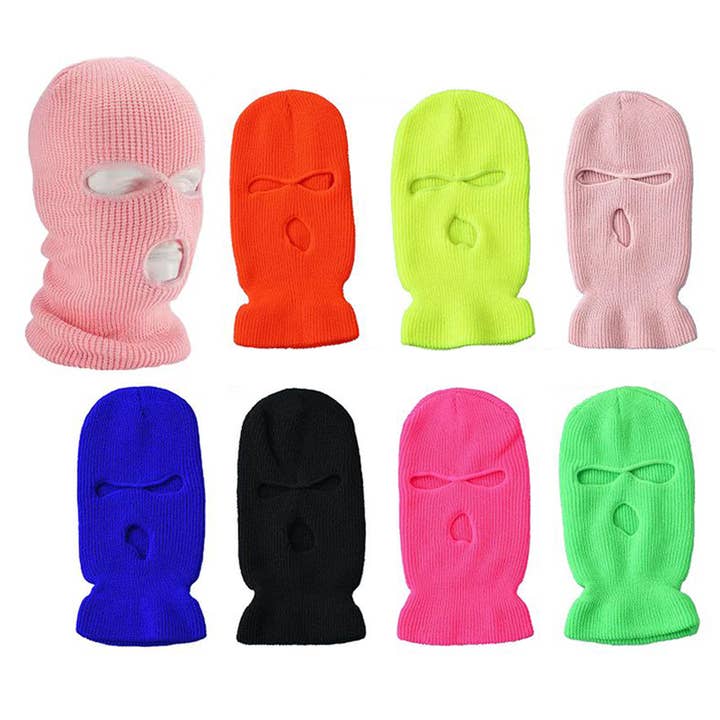 Deluxe Import Trading - Wholesale Beanie - Unisex - Ski Mask Assorted Colors