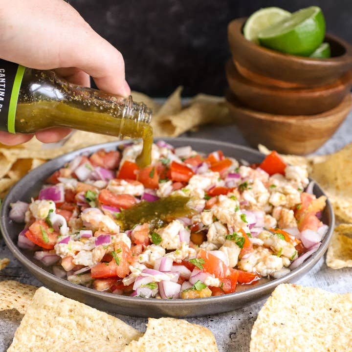 Cantina Royal Hot Sauce - Wholesale Hot Sauce - Chechare - Green Chiles in Aged House Vinegar Hot Sauce2