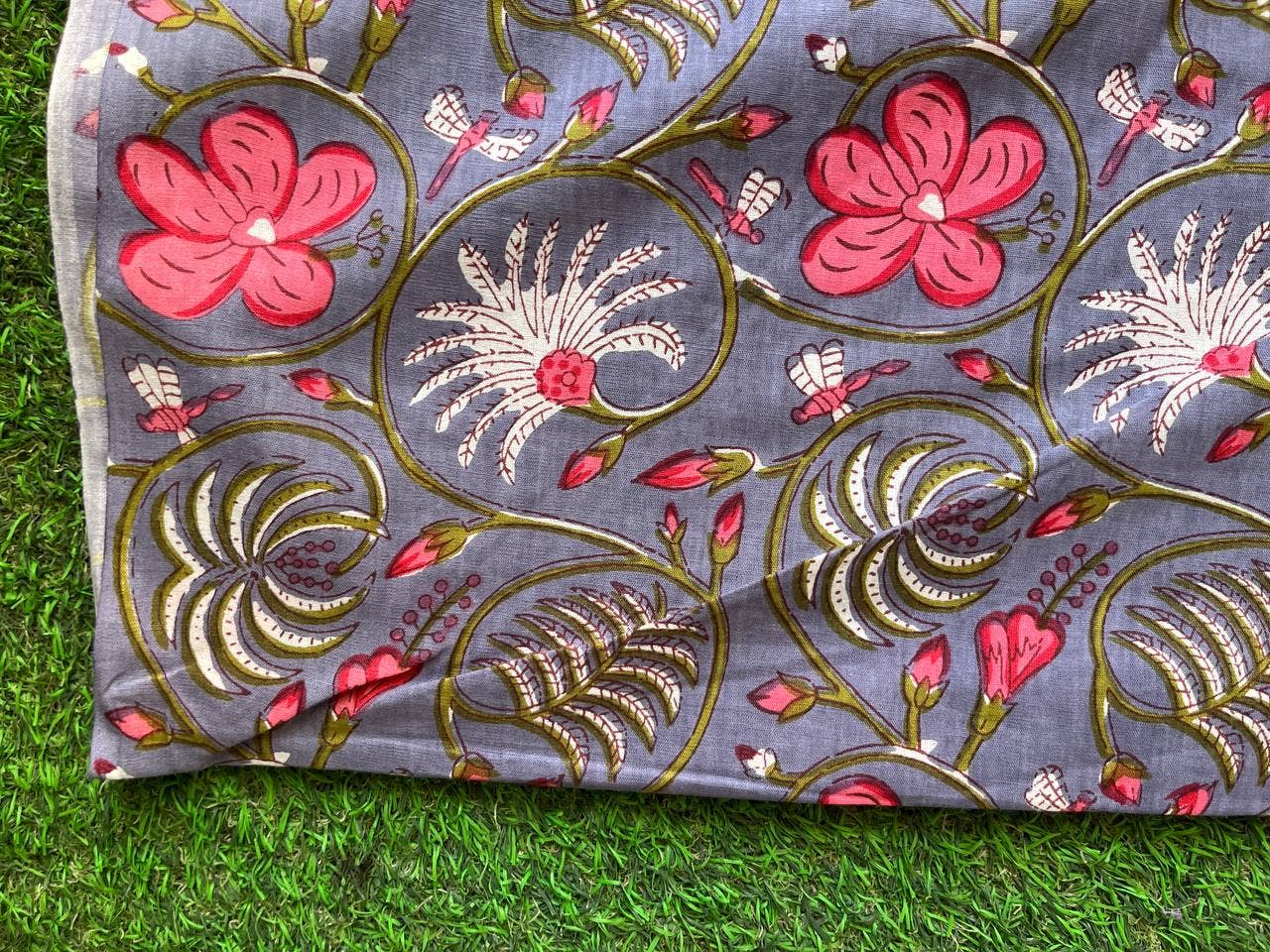 Bhawana Handicrafts – wholesale Tygfärg – Symaterial Hantverkstyg Indisk blommig bomull för kvinnor 2