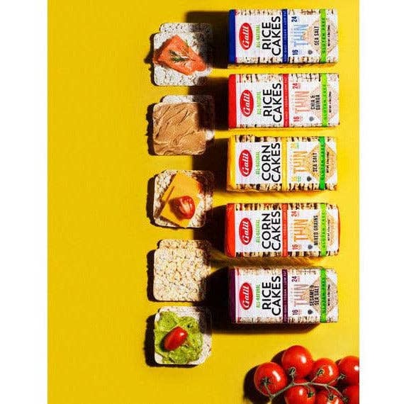 Galil Brands - Wholesale Crackers - Ultra Thin Rice Cakes | Square | Salt | 3.5 oz | Galil1