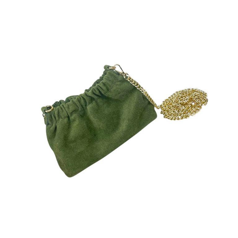 Chenson & Gorett - Wholesale Shoulder Bag - Women's - Bolso de cubo de ante de cuero genuino para mujer16