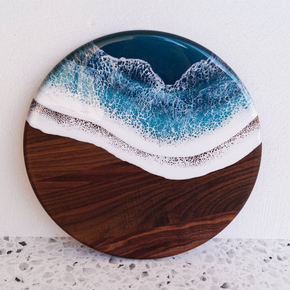 Kay Hova Art + Home - Wholesale Serving Tray - Circle Serving Board2