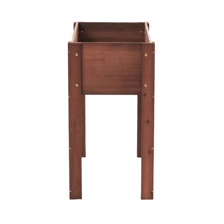 39F Inc. - Wholesale Planter Box - 31" Raised Garden Bed with Legs, Brown/Grey22