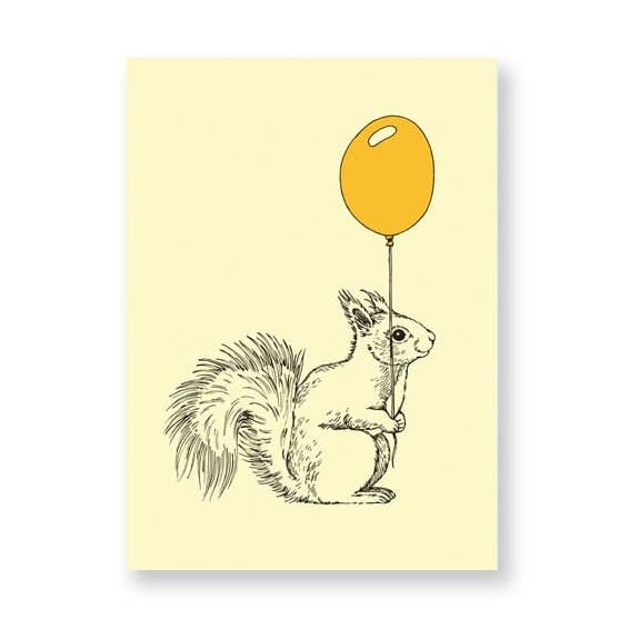 Postkort med ekorre för wholesale av Briki Vroom Vroom