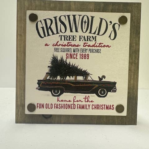 Christmas Vacation Griswold Tree Farm Sign for wholesale by Pallet Jax Signs