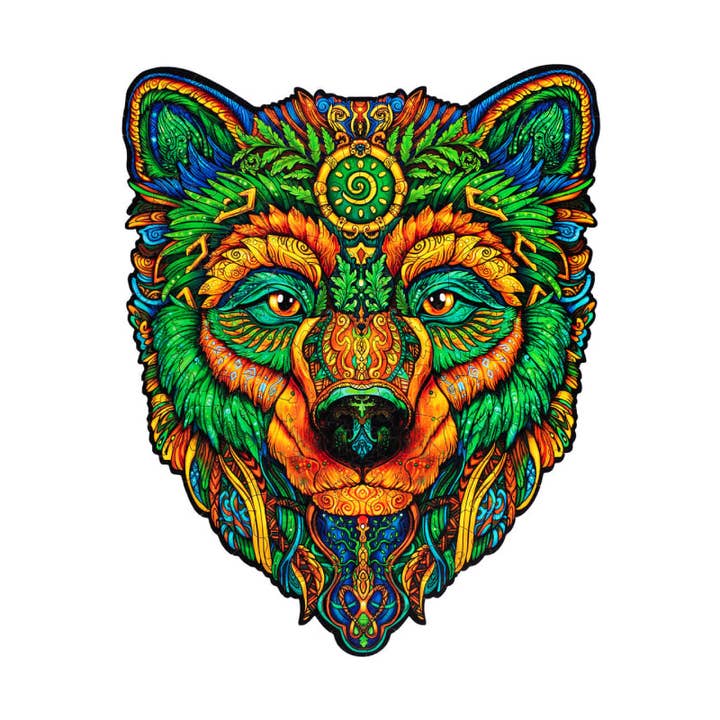 Woodlika - Wholesale Puzzle - Kids - Wise Bear Jigsaw Puzzle | Woodlika Magic Animals