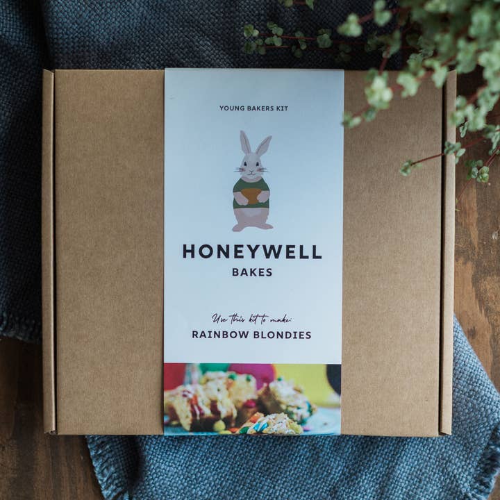 Chocolate Rainbow Blondie Baking Kit for wholesale by Honeywell Bakes