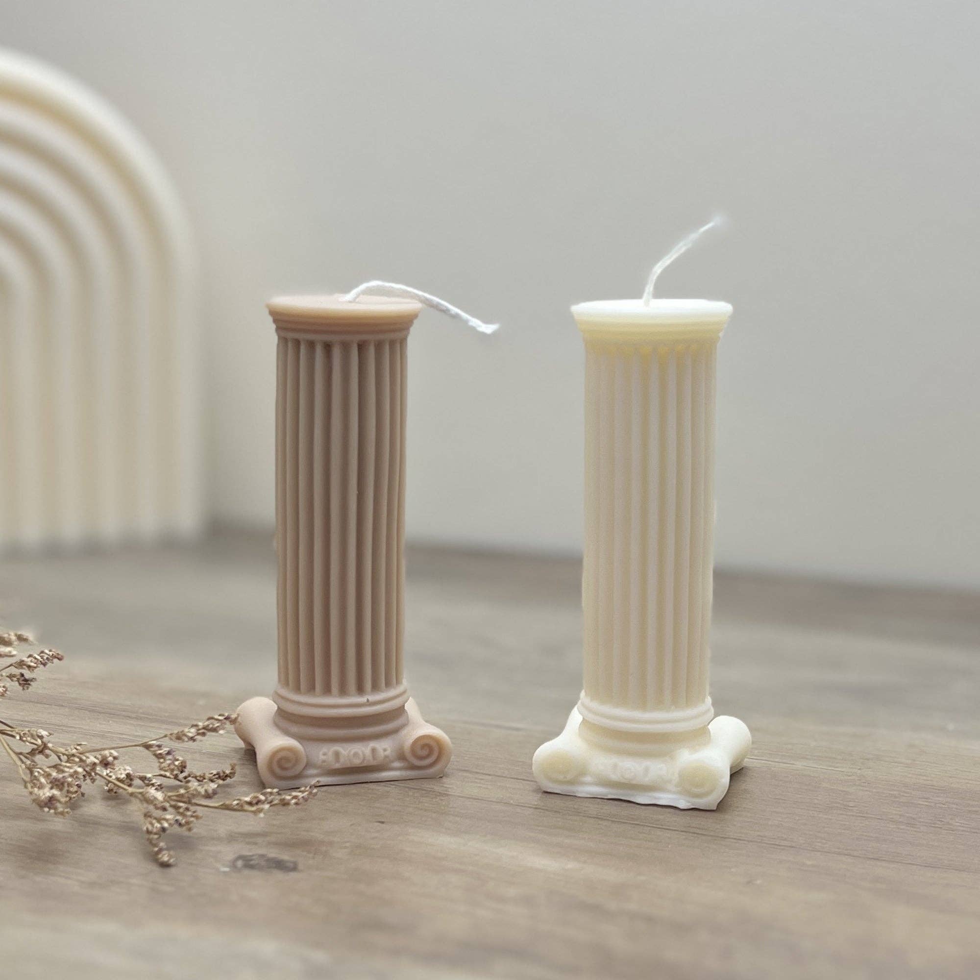 Eli and Things - Wholesale Novelty Candle - Roman Column Candle - Rome Architectural Taper Candles1