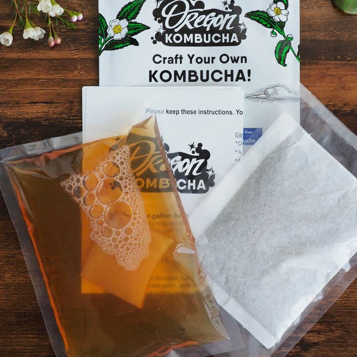 Oregon Kombucha - Wholesale DIY Drink Kit - Craft Your Own Black Tea Kombucha Starter Kit1