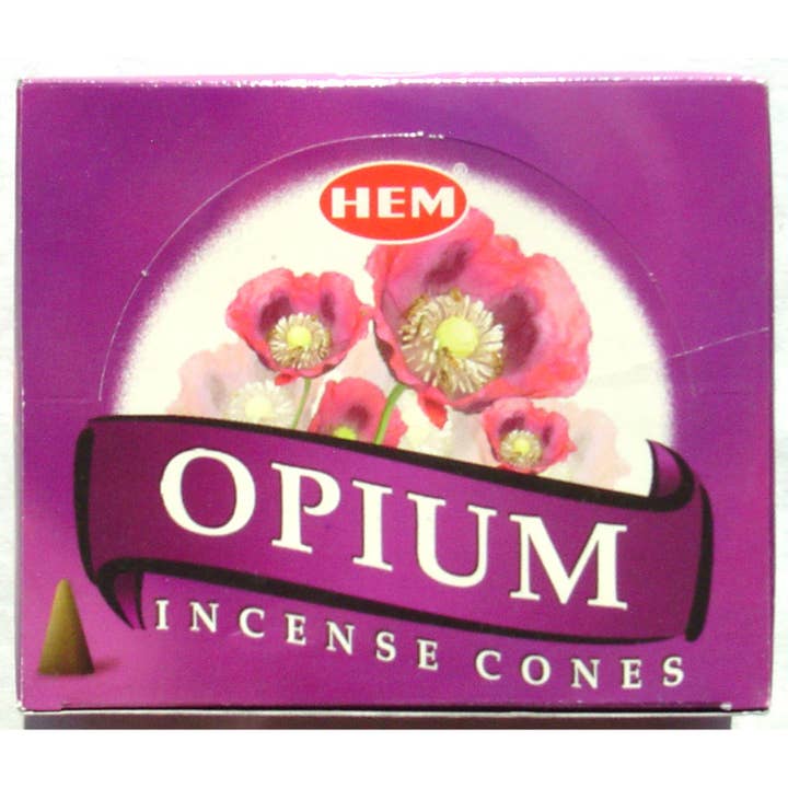 Hem Cones - Opium for wholesale by The Incense Sampler Works